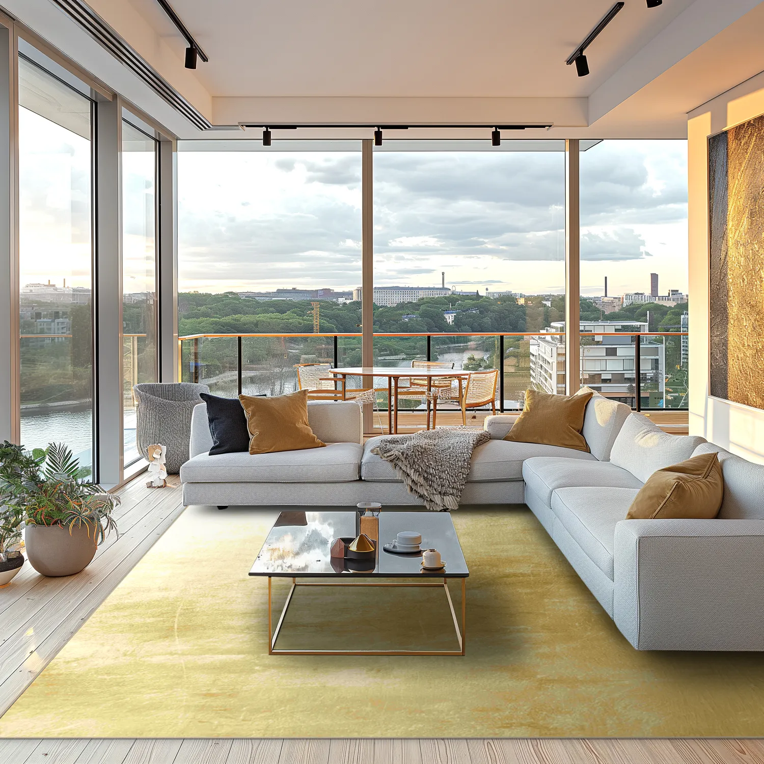 Koberec Wilton - Artena (tmavo zlatý)