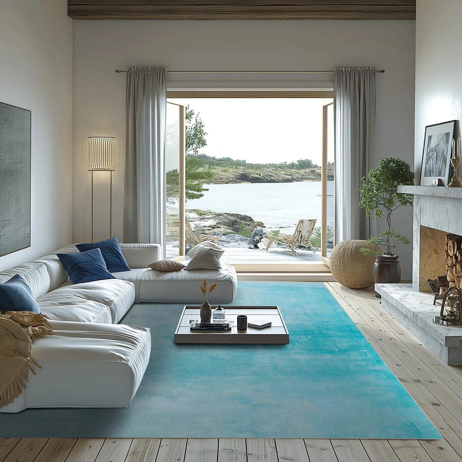 Koberec Wilton - Artena (svetlo modrý)