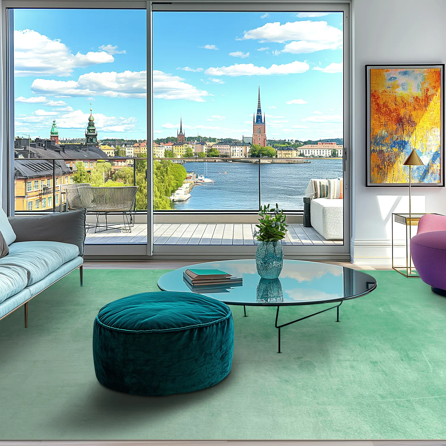 Koberec Wilton - Artena (svetlo zelený)