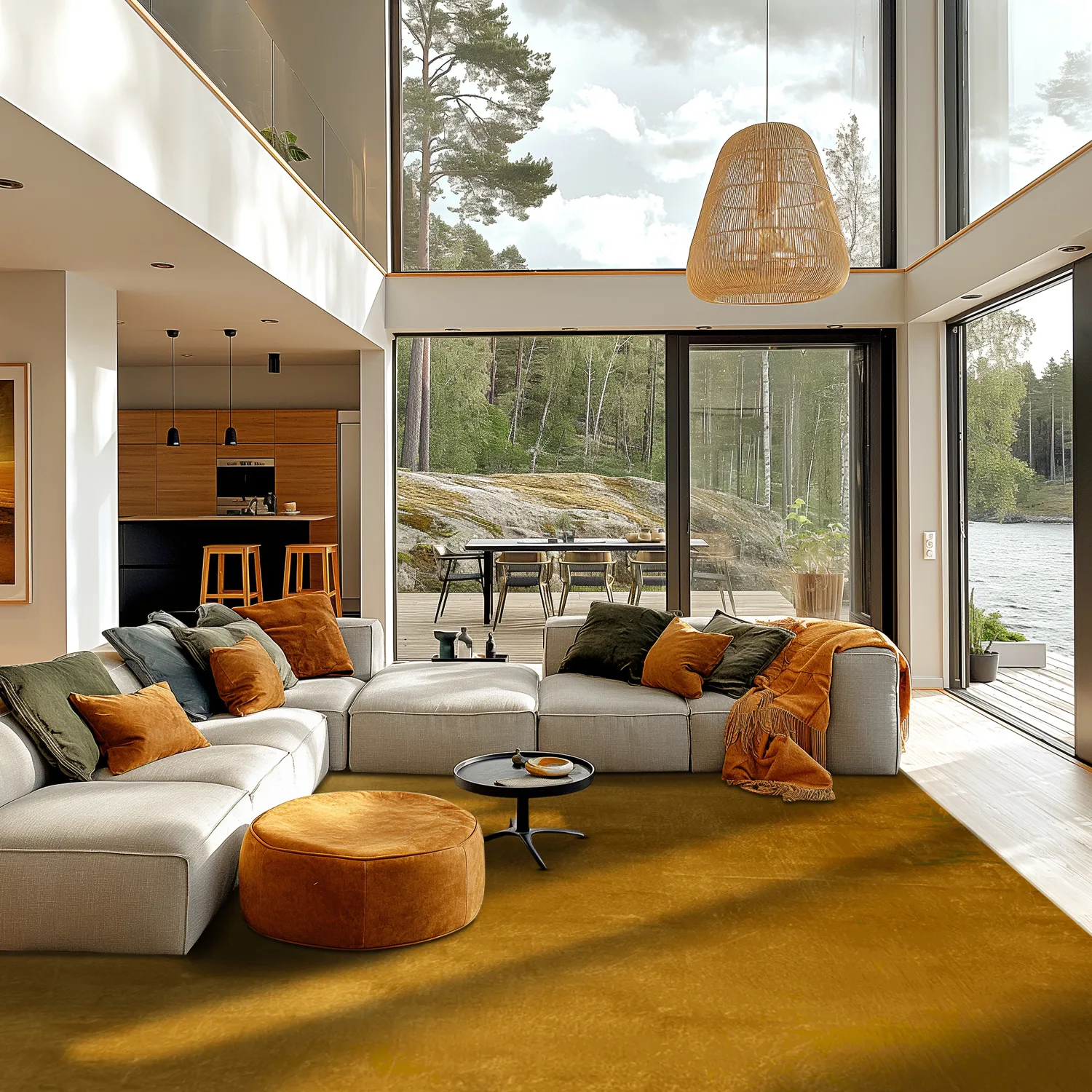 Koberec Wilton - Artena (okrový)