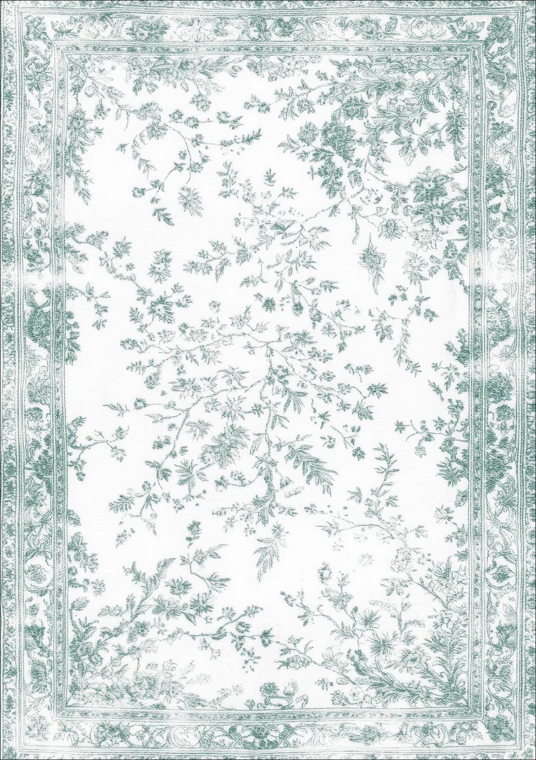 Koberec Wilton - Tulum (svetlo modrá/biela)