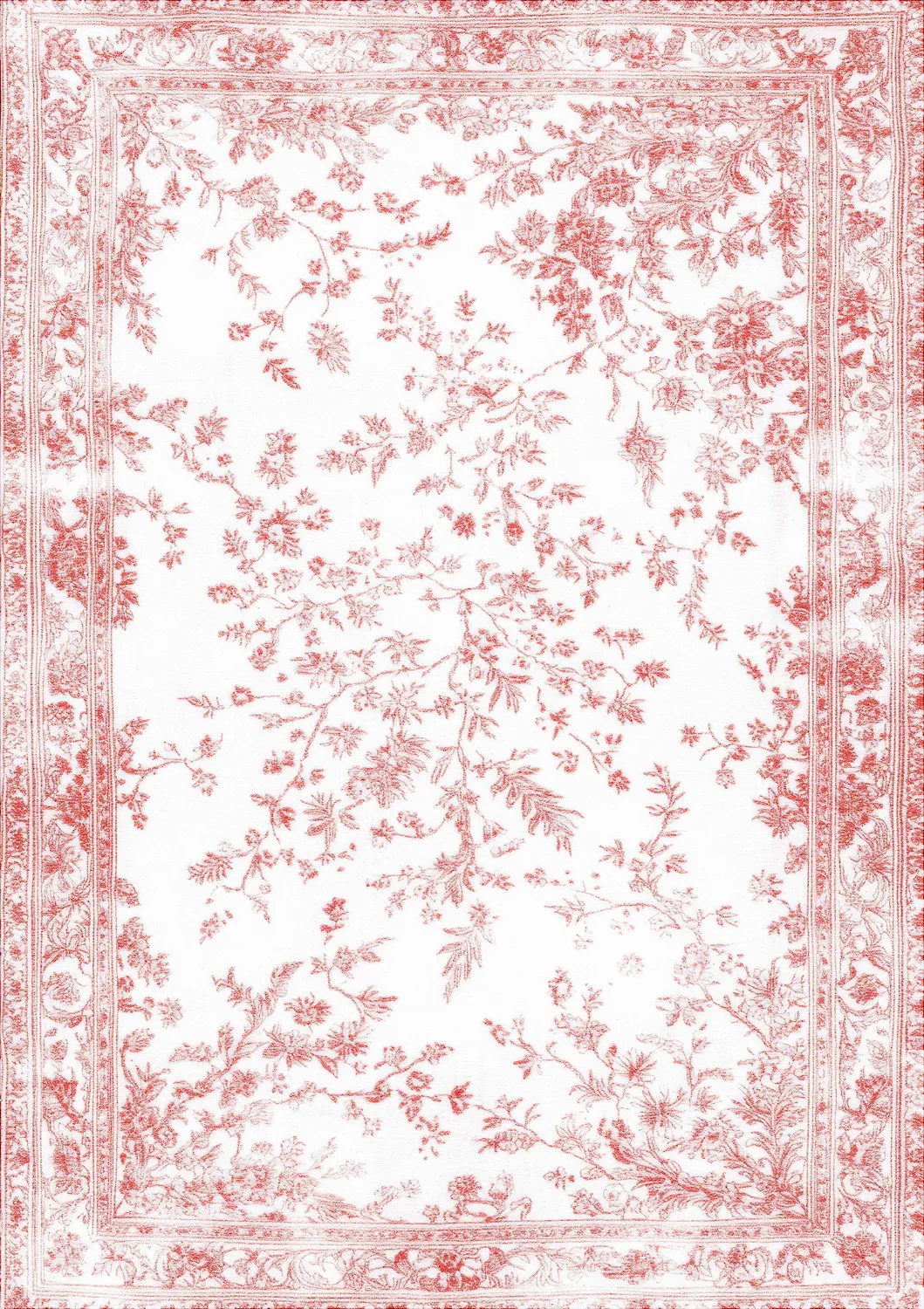 Koberec Wilton - Tulum (ružová/biela)