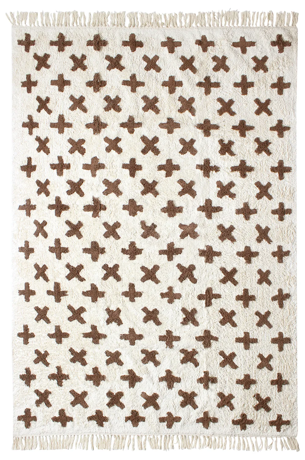 Koberce s dlhým vlasom - Chesley Natural Cotton Shaggy (béžová)