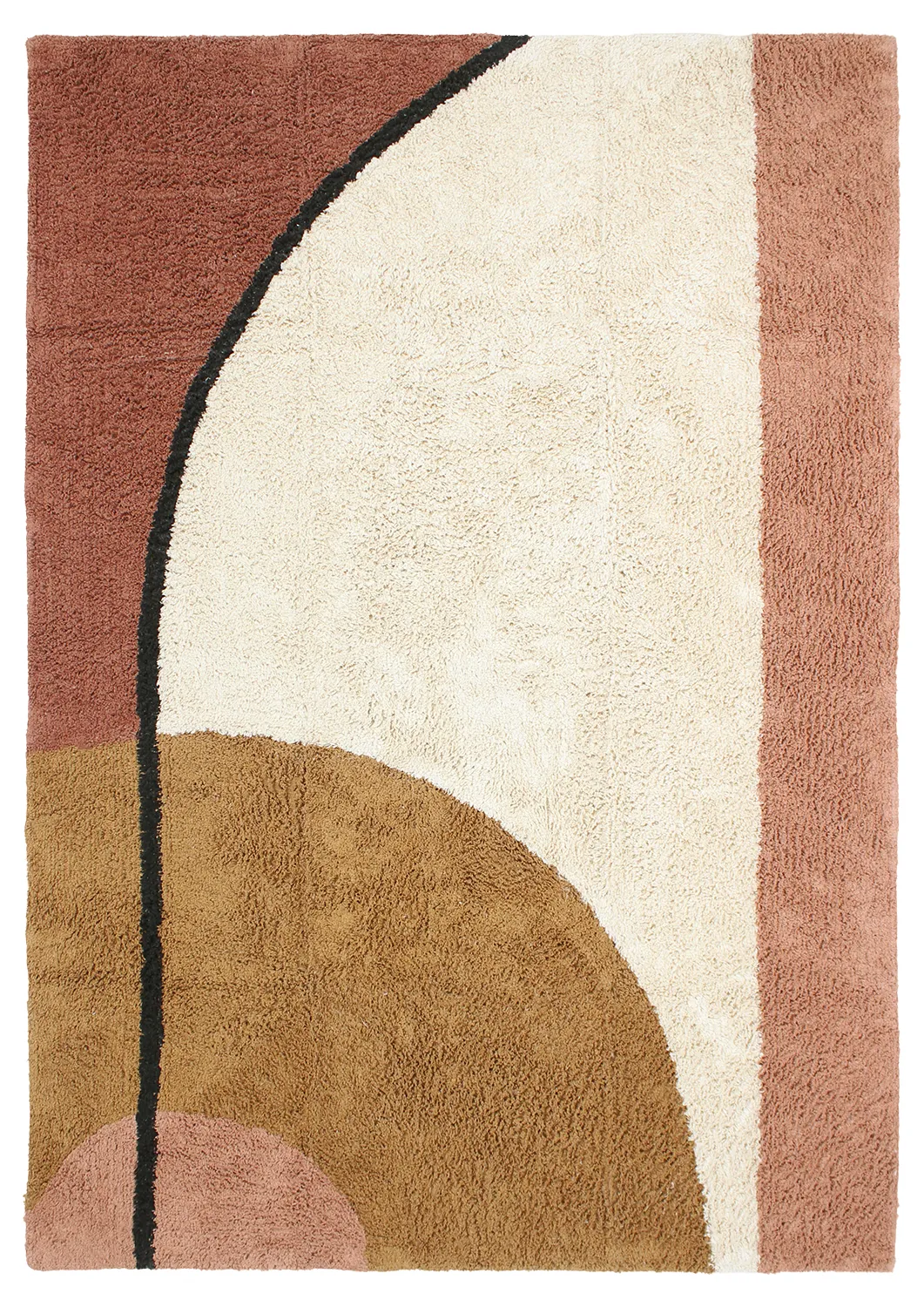 Koberce s dlhým vlasom - Donostia Natural Cotton Shaggy (multi)