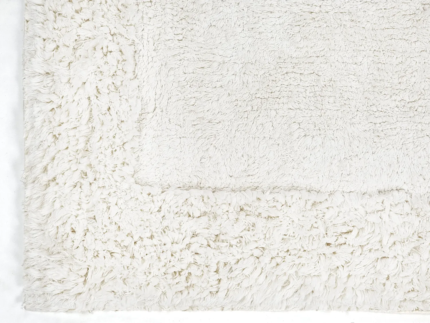 Koberec s dlhým vlasom - Ebba Natural Cotton Shaggy (offwhite)