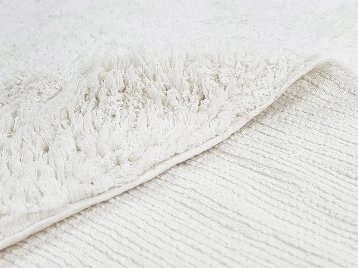 Koberec s dlhým vlasom - Ebba Natural Cotton Shaggy (offwhite)