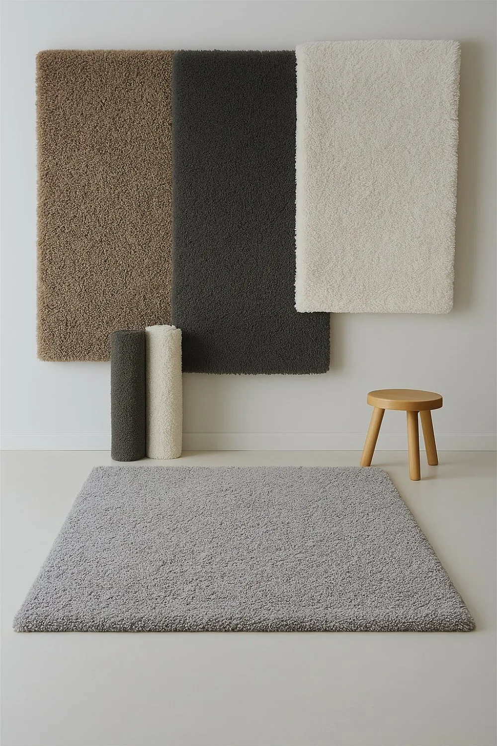 Hladké koberce - Antuco (svetlo šedá)