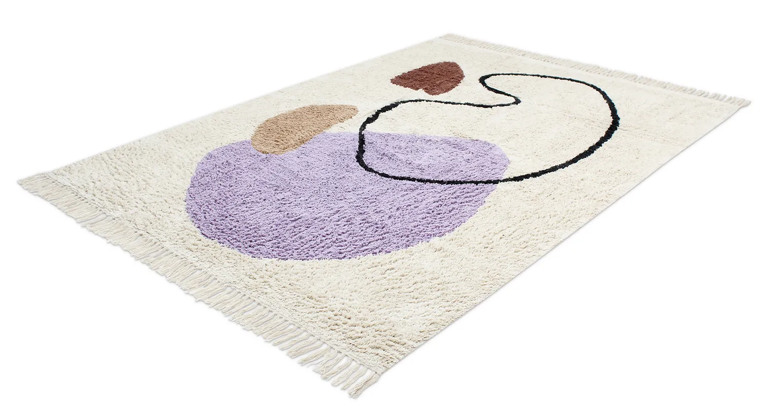 Koberce s dlhým vlasom - Londa Natural Cotton Shaggy (multi)