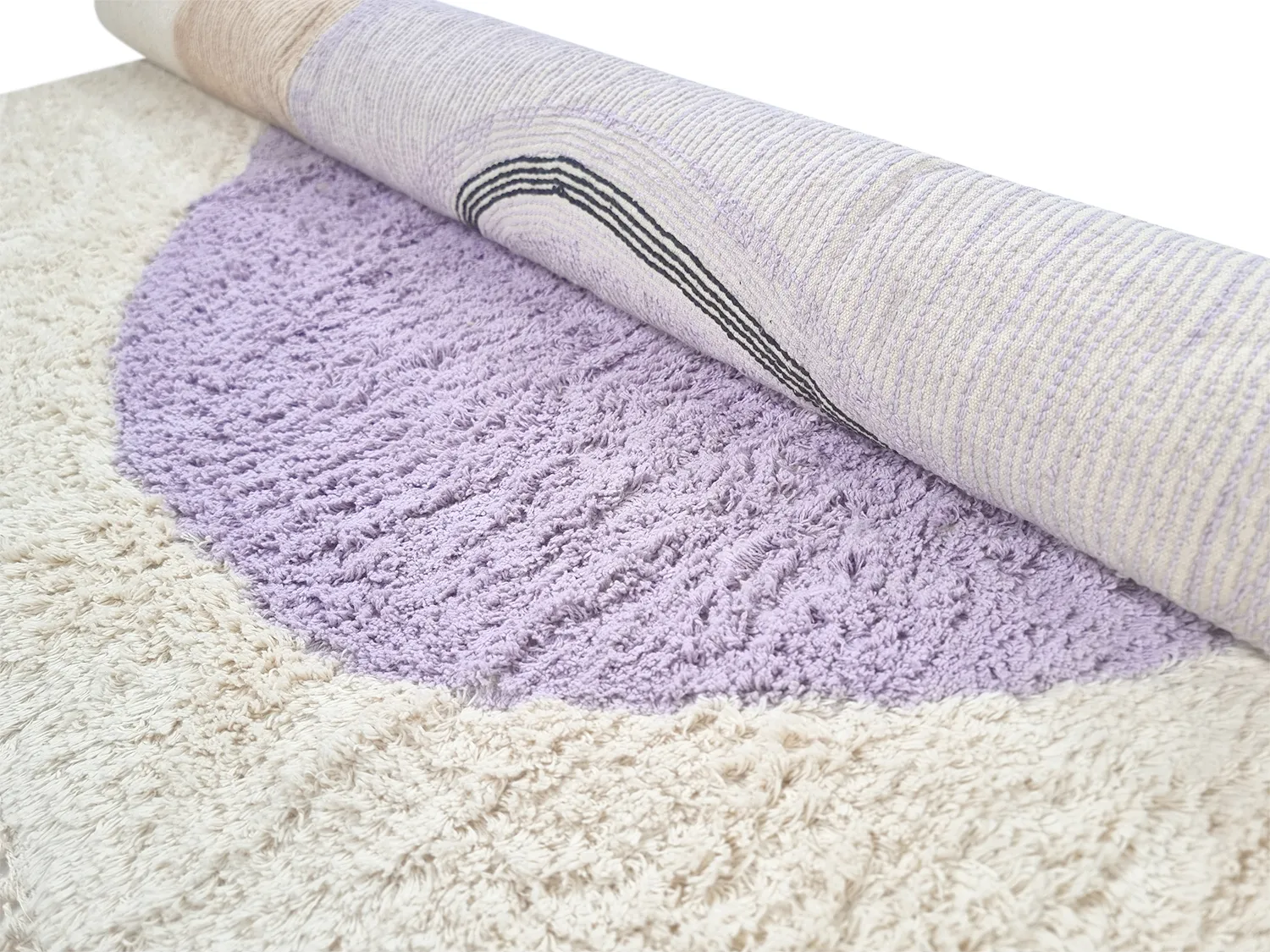 Koberce s dlhým vlasom - Londa Natural Cotton Shaggy (multi)