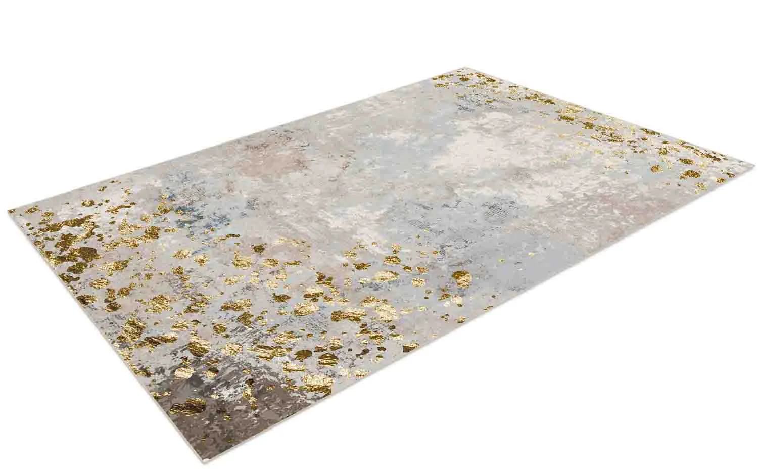 Koberec Wilton - Maude (šedá/zlatá)