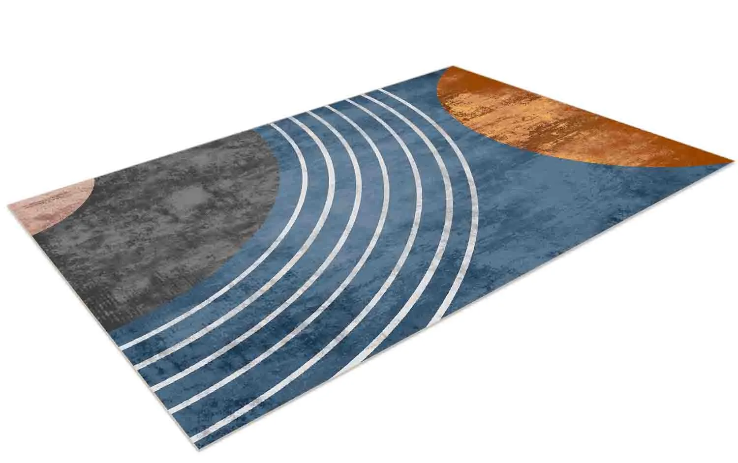 Koberec Wilton - Trixie (modrá/multi)