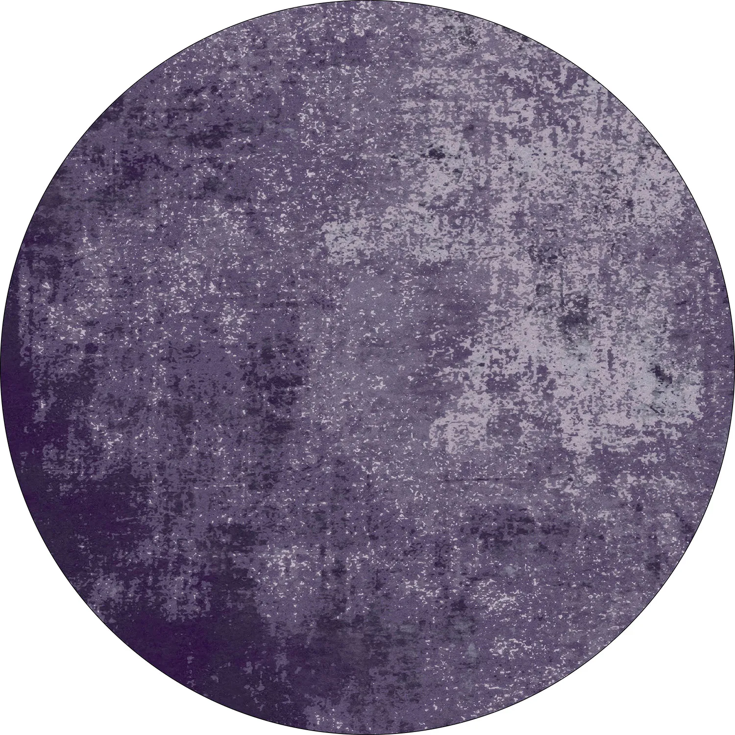Kruhový koberec - Lynton (fialový)