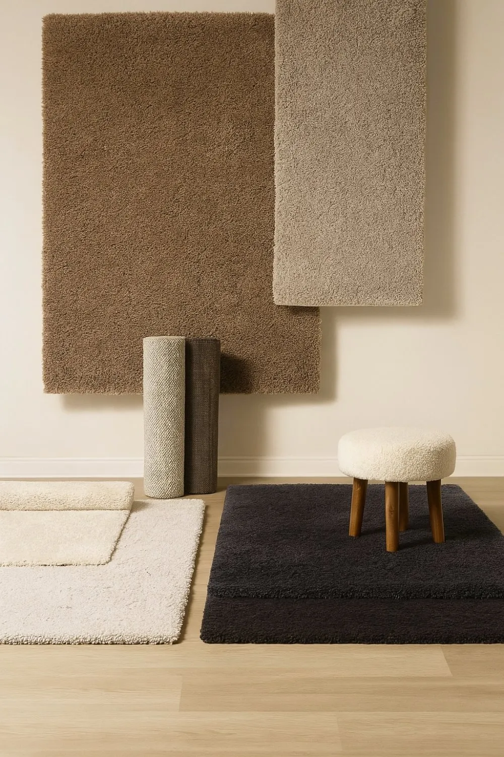 Koberce s dlhým vlasom - Antuco (tmavo šedá)