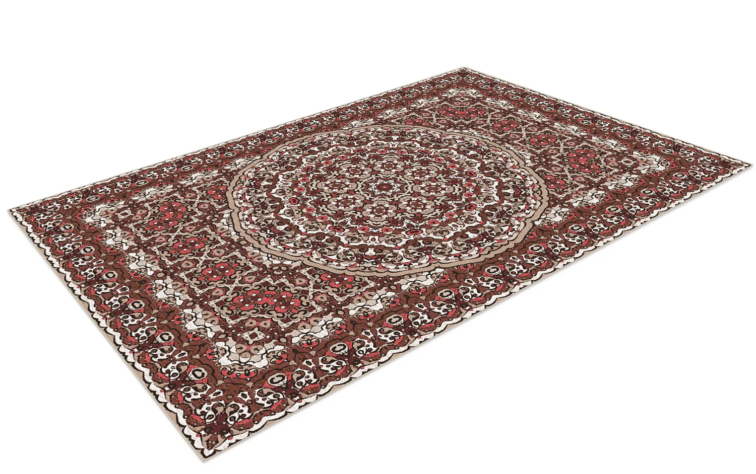 Koberec Wilton - Odette (červená/multi)