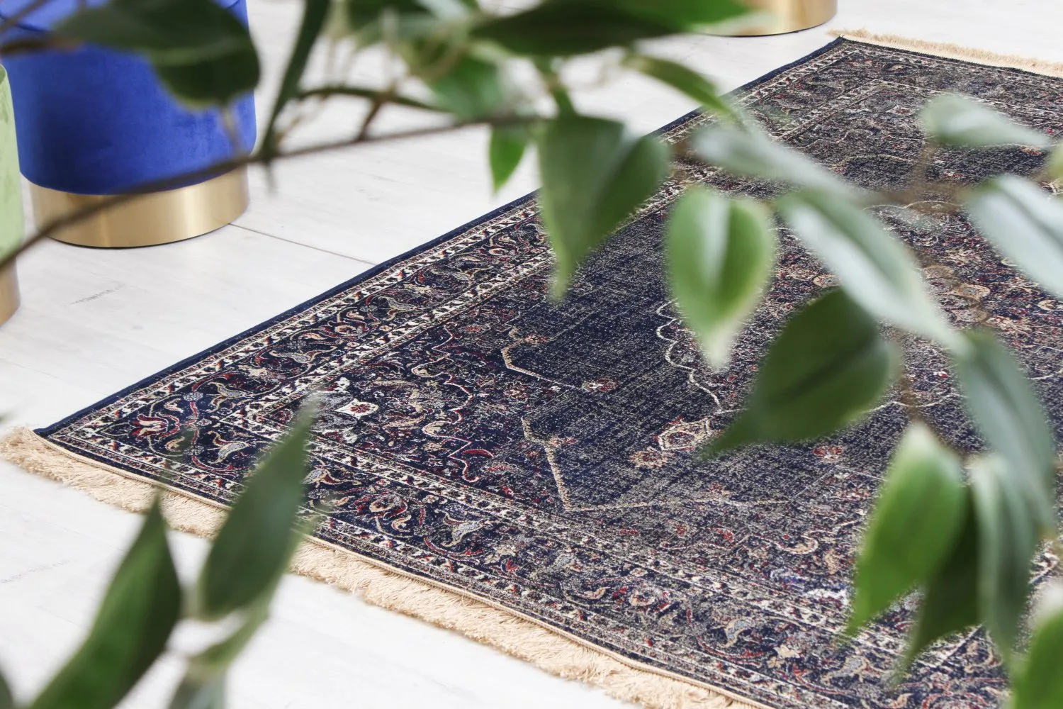 Koberec Wilton - Pacini (tmavo modrá)