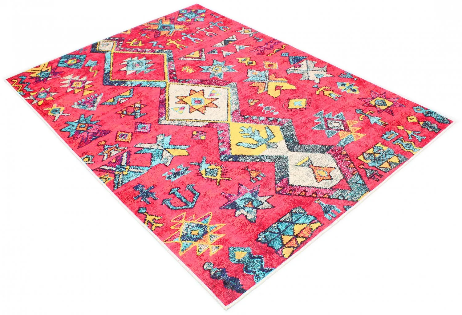 Koberec Wilton - Misare (ružový/multicolor)