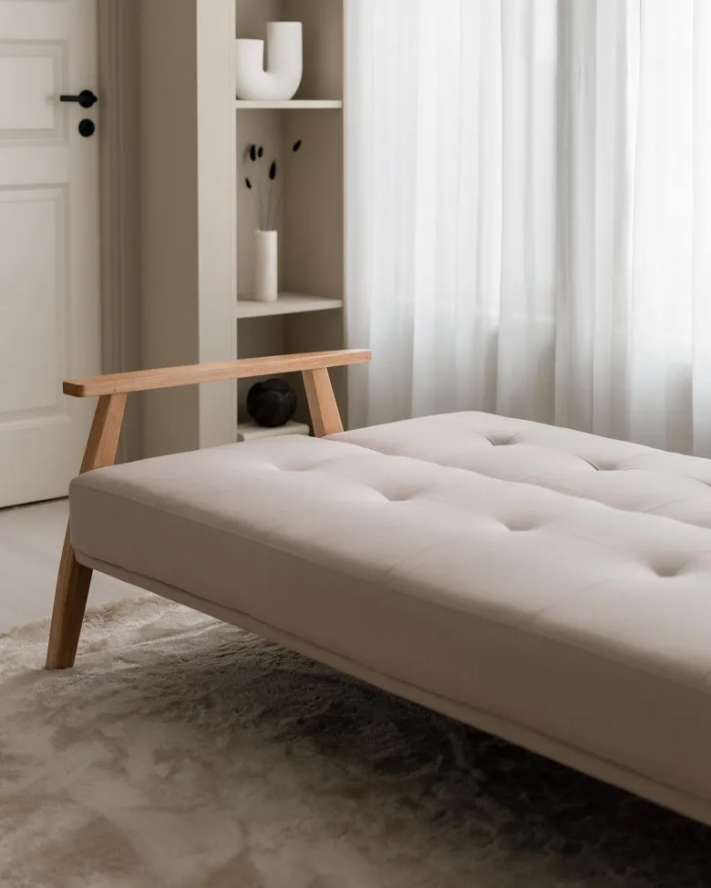 Bäddsoffa - Klippan (beige)