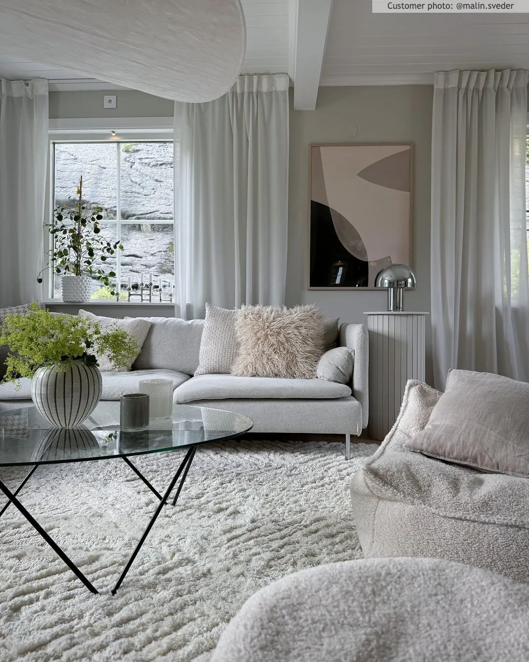 Koberec s dlhým vlasom - Monti (offwhite)