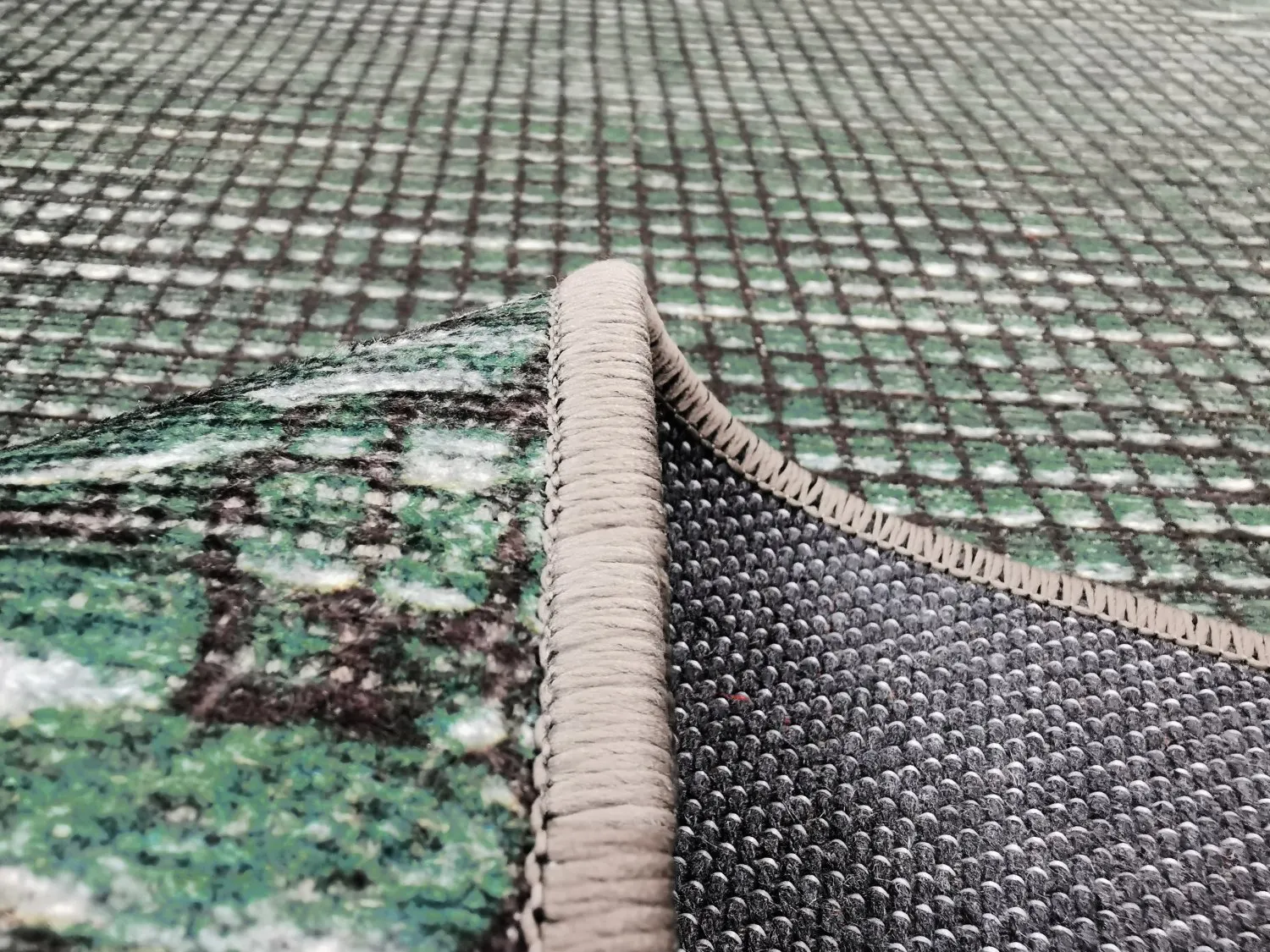 Koberec Wilton - Favone (modro/zelený)