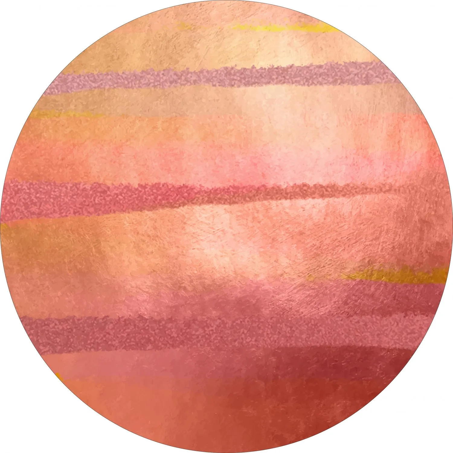 Kruhový koberec - Sondrio (viacfarebný)