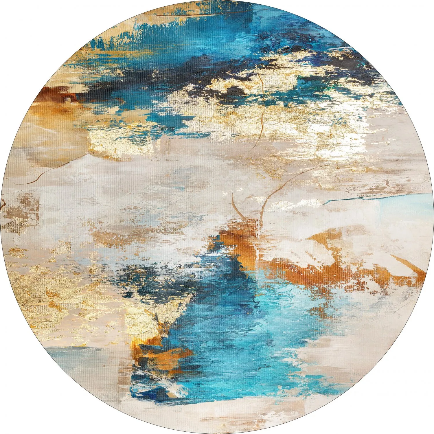 Kruhový koberec - Vasto (viacfarebný)