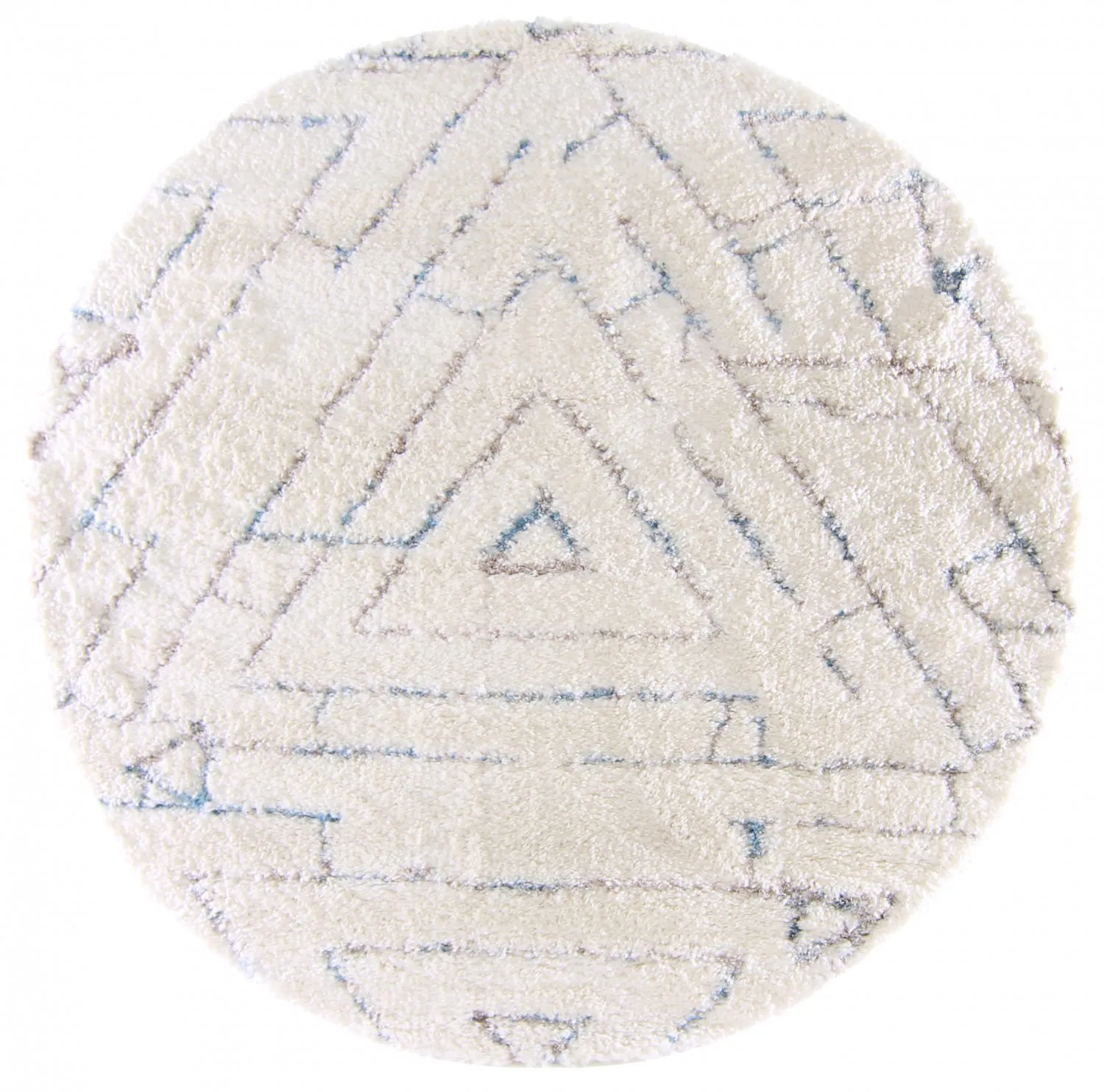 Kruhové koberce - Valencia (modrá/multi)