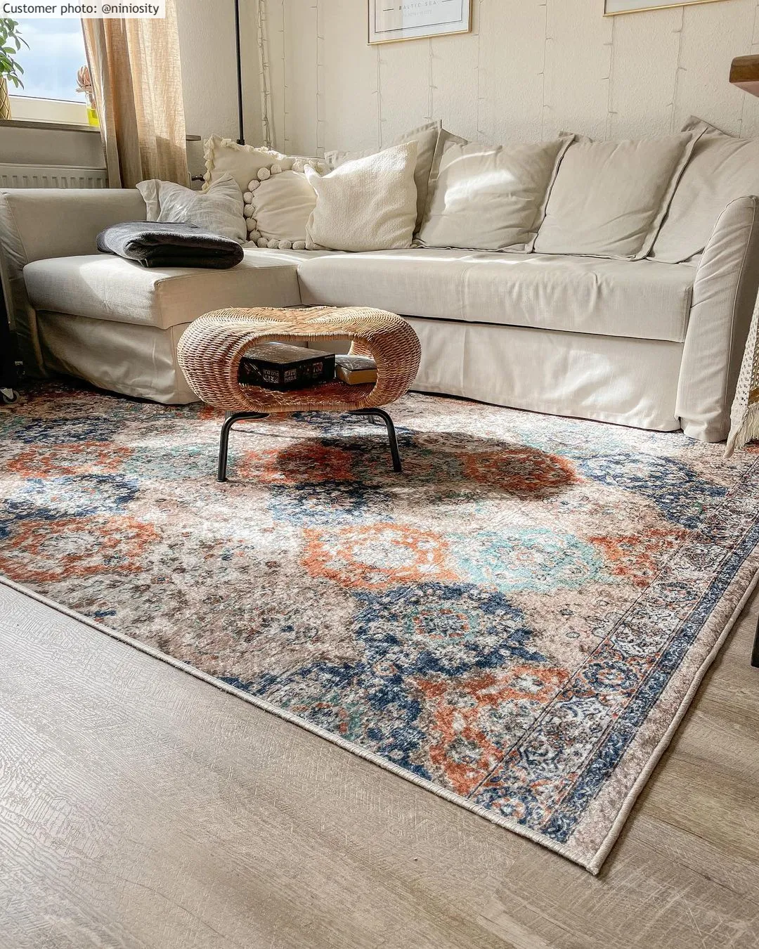 Koberec Wilton - Bohemia (modrý/multicolor)