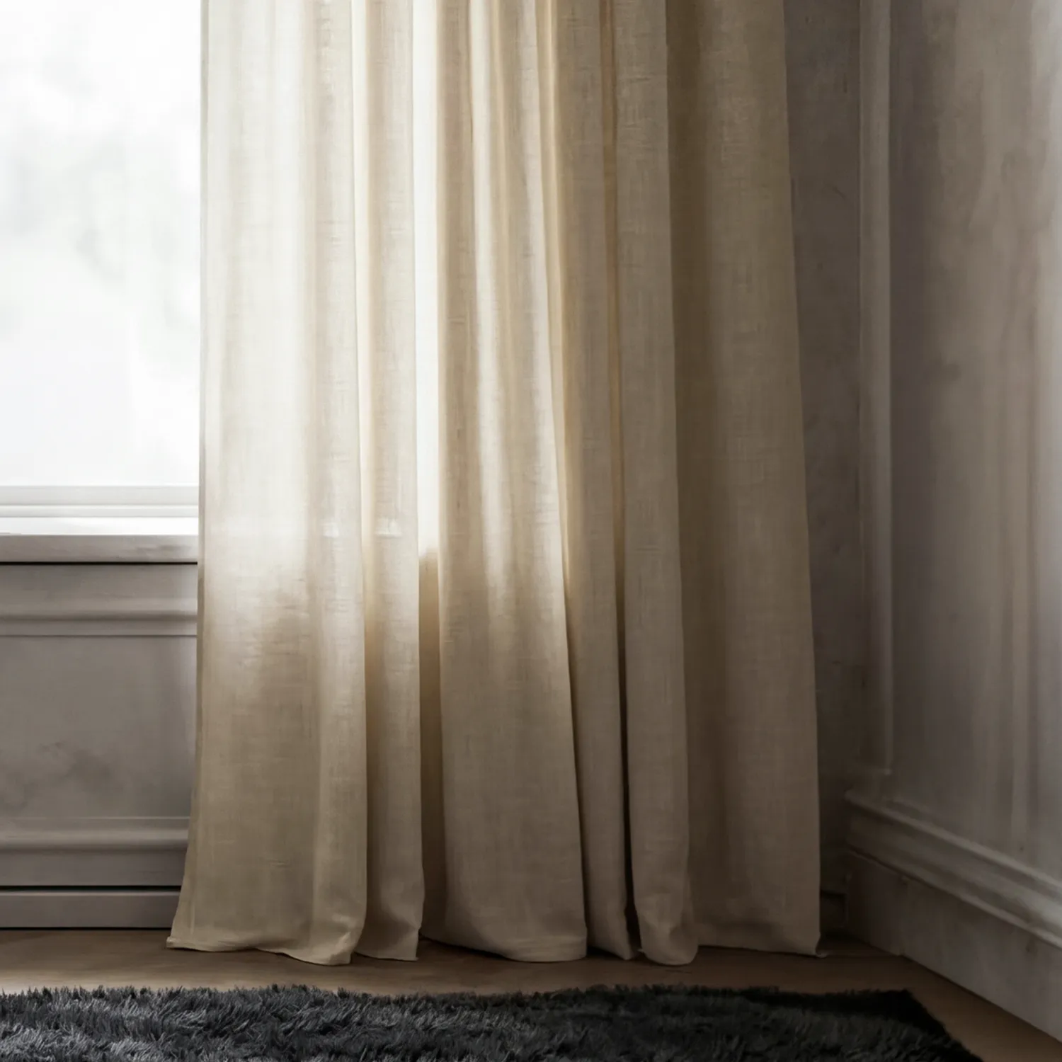 Gardiner 2-Pack - Linnegardin Noemi (beige)