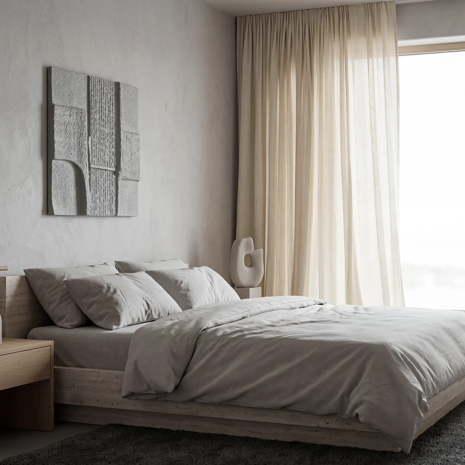 Gardiner 2-Pack - Linnegardin Noemi (beige)