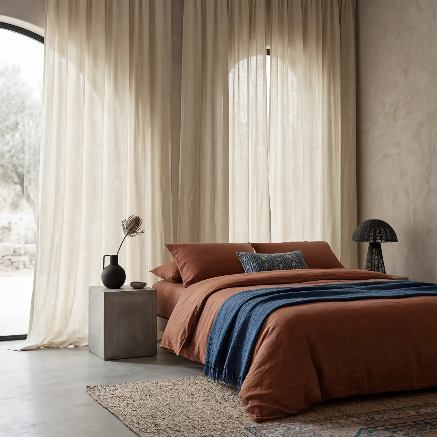 Gardiner 2-Pack - Linnegardin Noemi (beige)