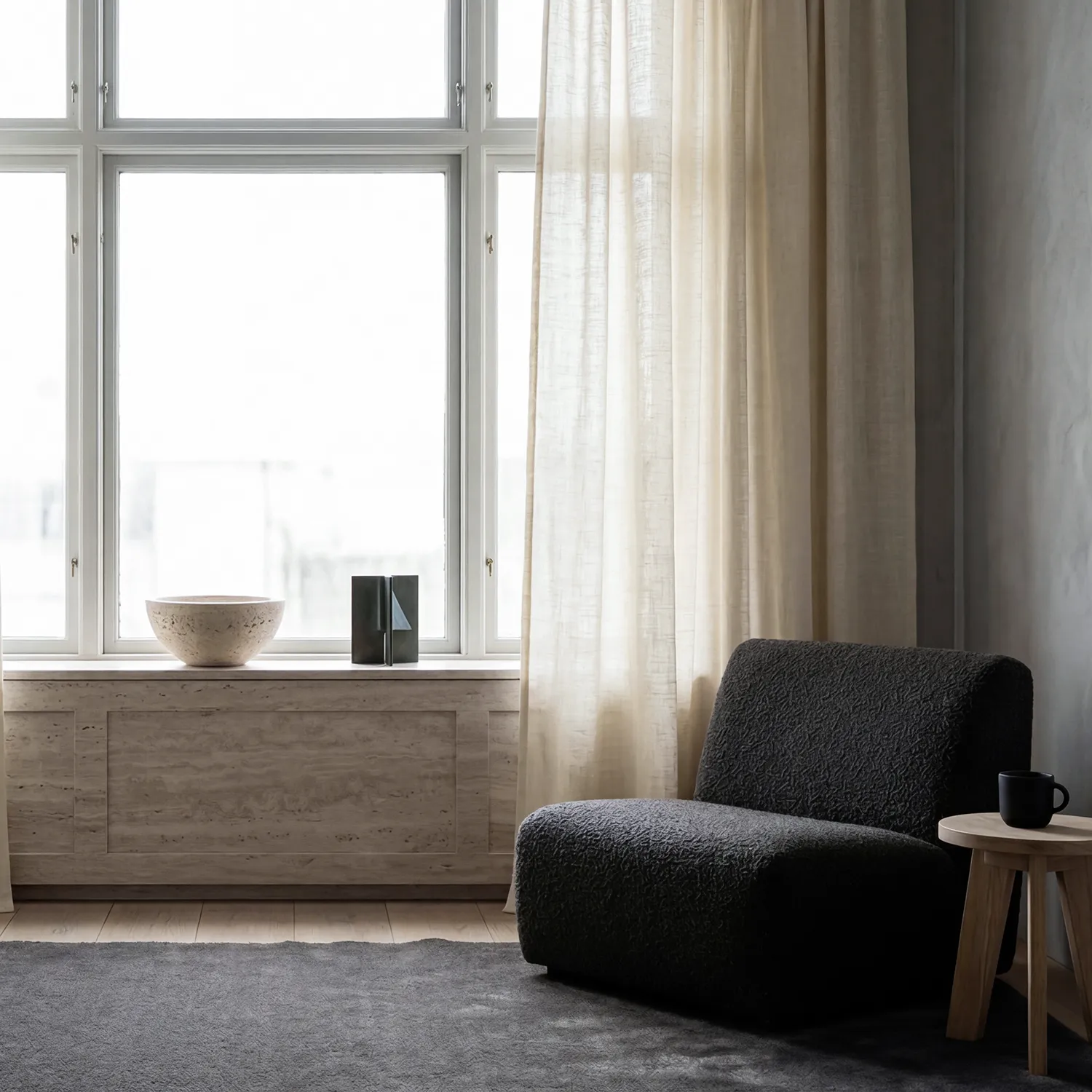 Gardiner 2-Pack - Linnegardin Noemi (cream)