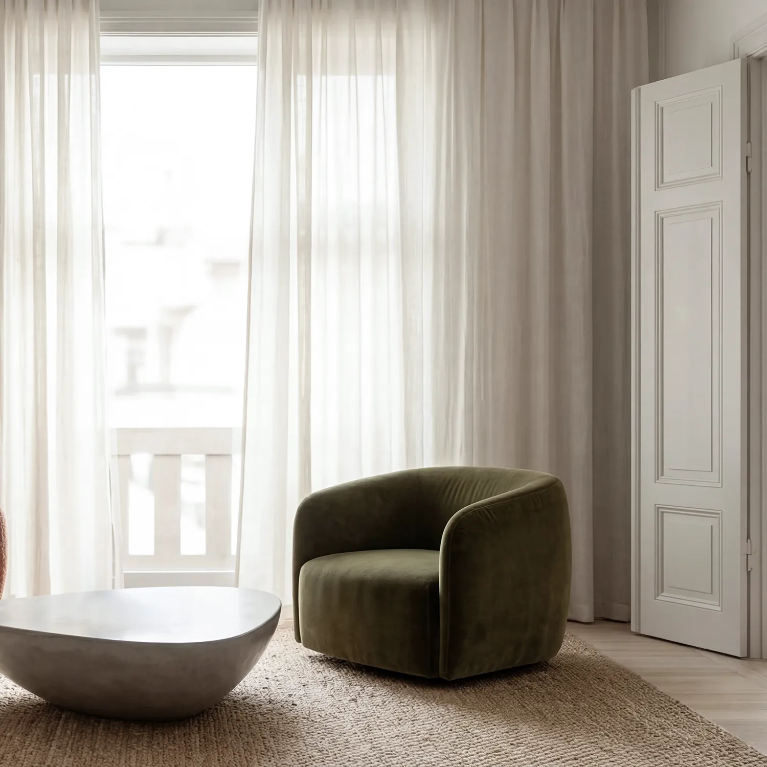 Gardiner 2-Pack - Linnegardin Noemi (cream)