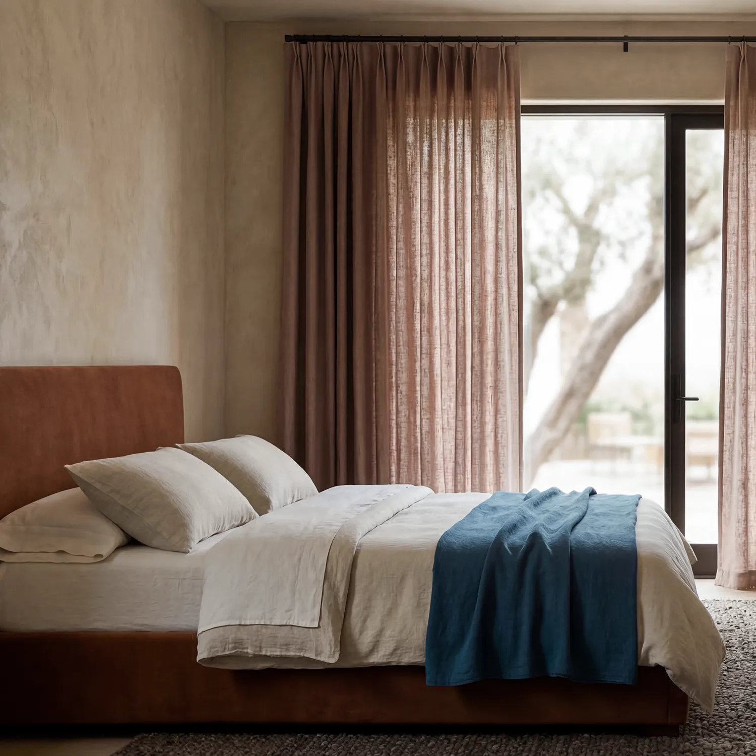 Gardiner 2-Pack - Linnegardin Noemi (mörkbrun)