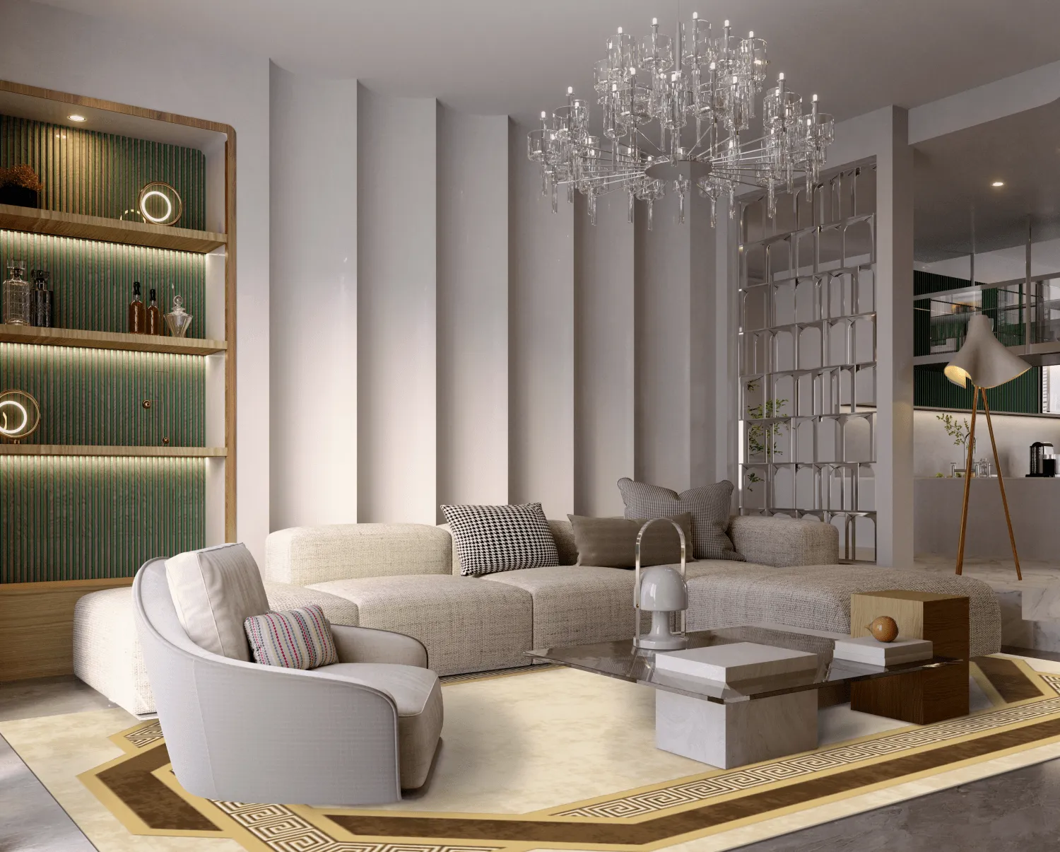 Koberec Wilton - Olympia (béžová/hnedá)