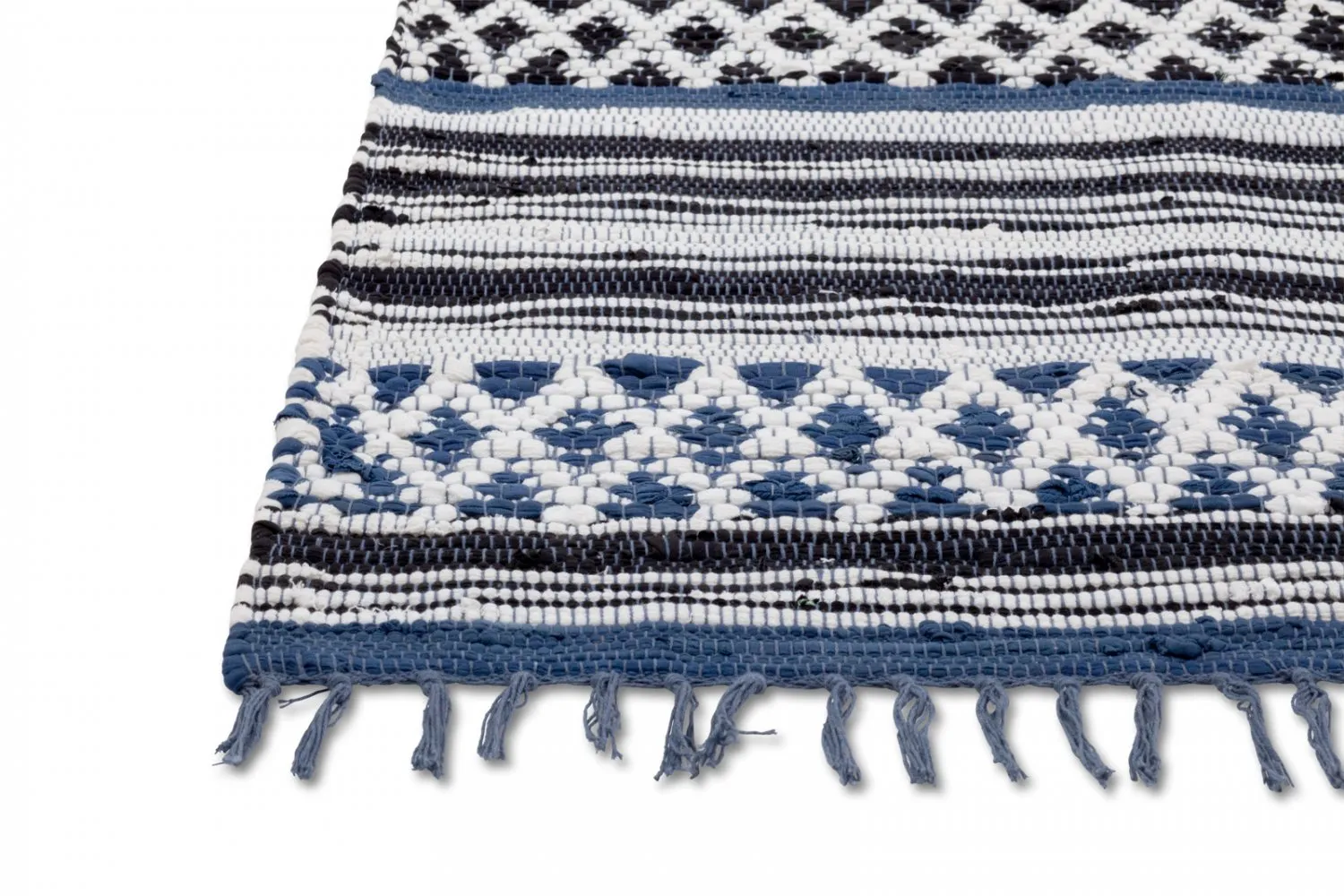 Koberec z kusov - Orissa (modrý)