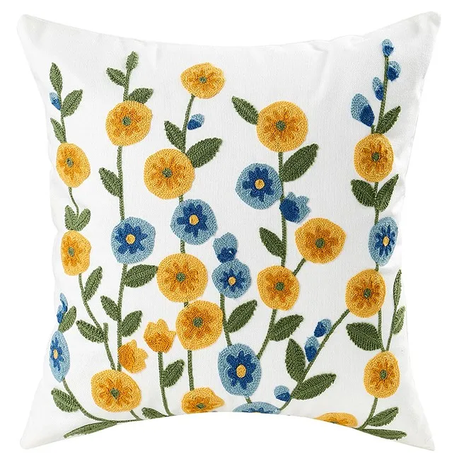 Puzdro na vankúš - Farmhouse Flowers 45 x 45 cm (multi)