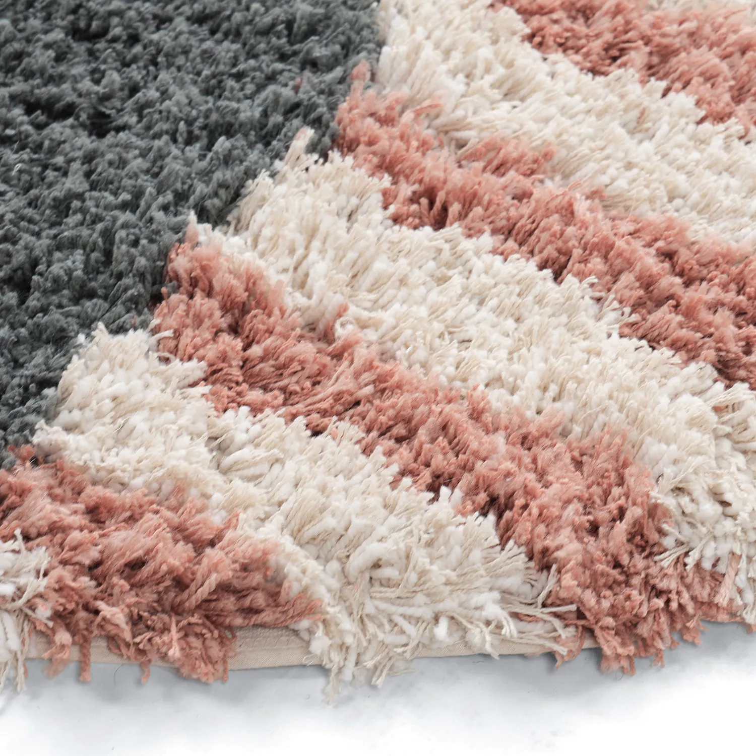 Oválny koberec - Tropea Natural Cotton Shaggy (multi)