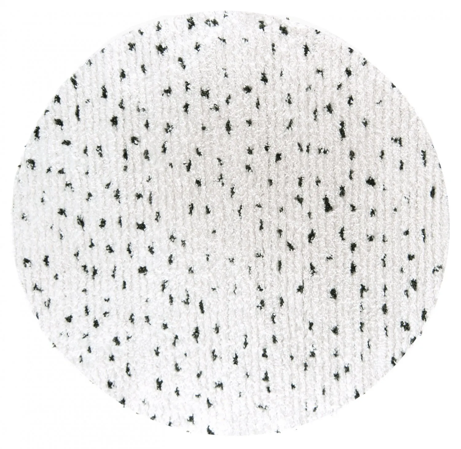 Kruhové koberce - Capri (čierna/béžová)