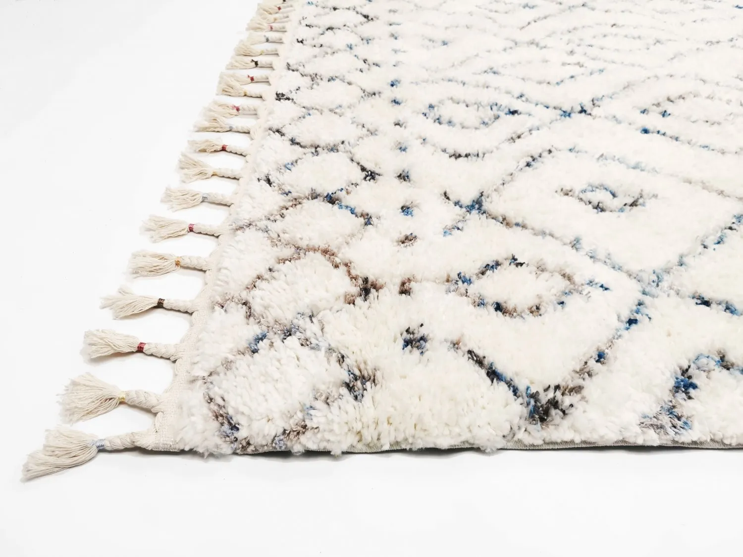 Koberce s dlhým vlasom - Marini (modrá/multi)