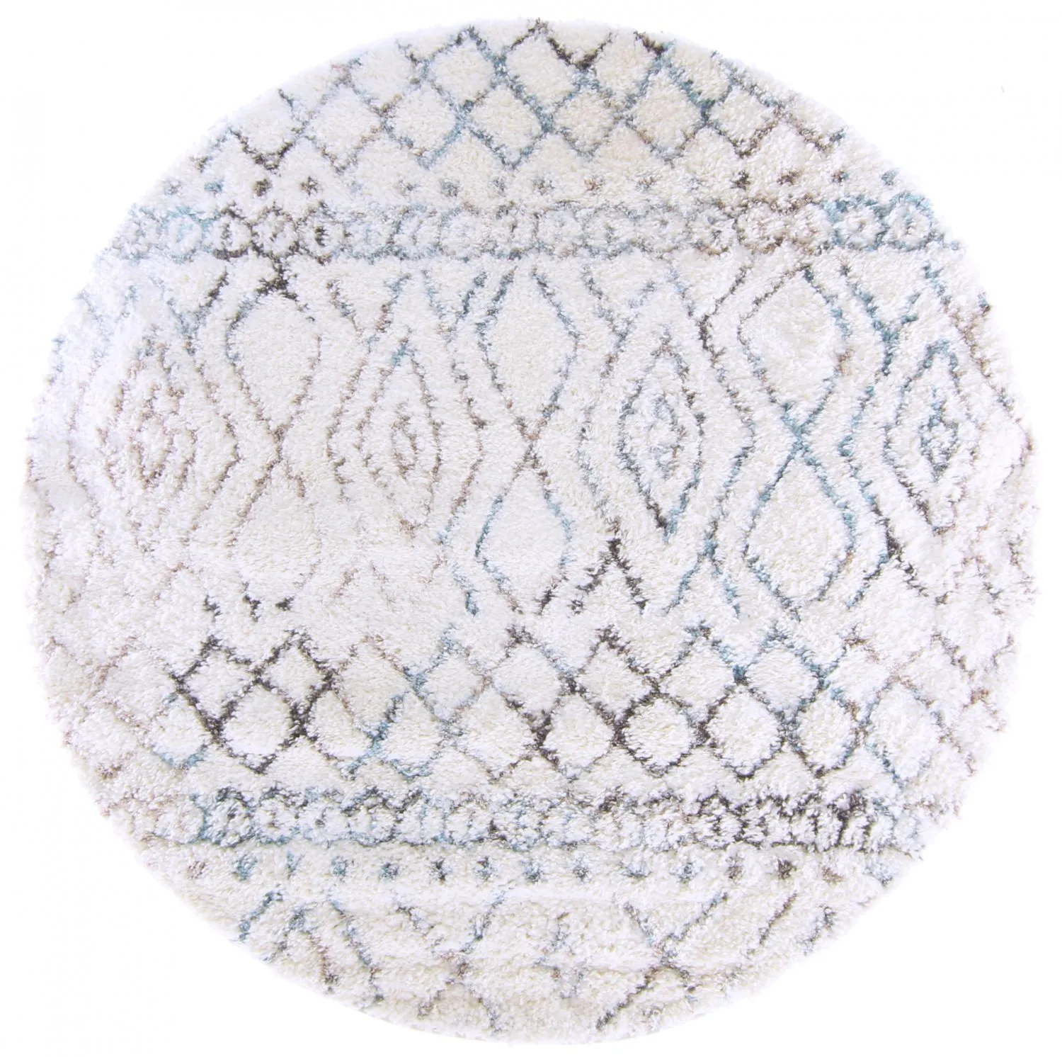 Kruhové koberce - Marini (modrá/multi)