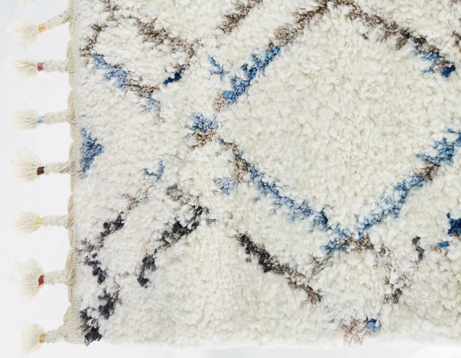 Koberce s dlhým vlasom - Lugo (modrá/multi)