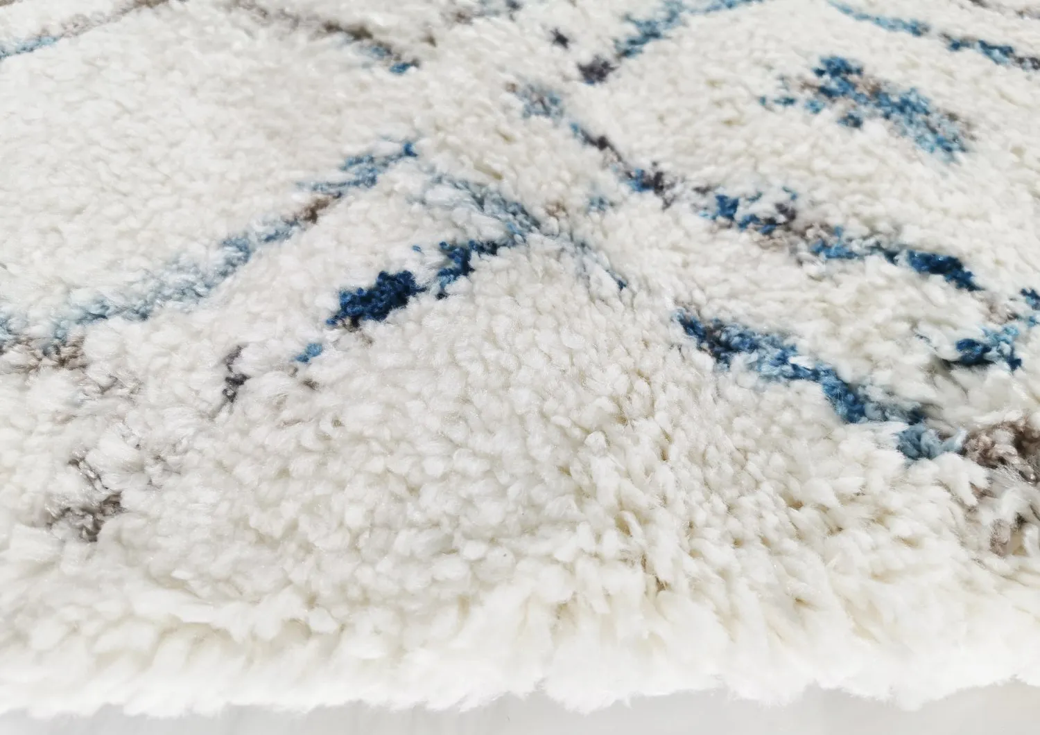 Koberce s dlhým vlasom - Lugo (modrá/multi)