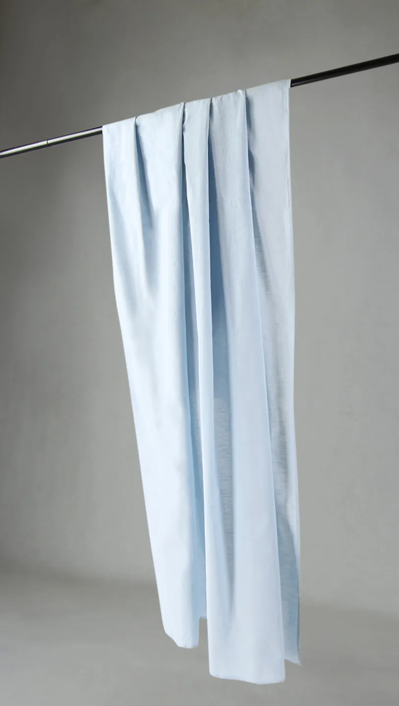 Záclony - Záclona z bavlny Adriana (modrá)