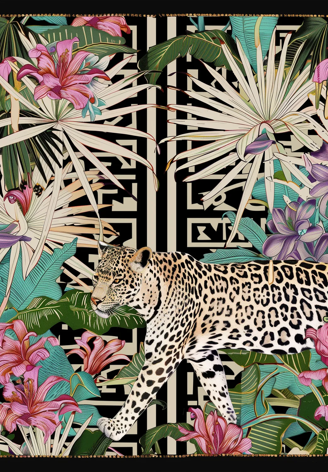 Wilton koberec - Panthera (multicolor)