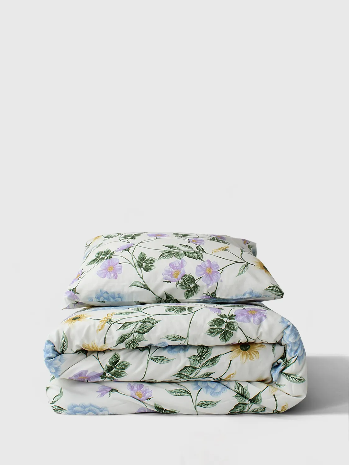 Súprava obliečky na periny - Dahlia (modrá)