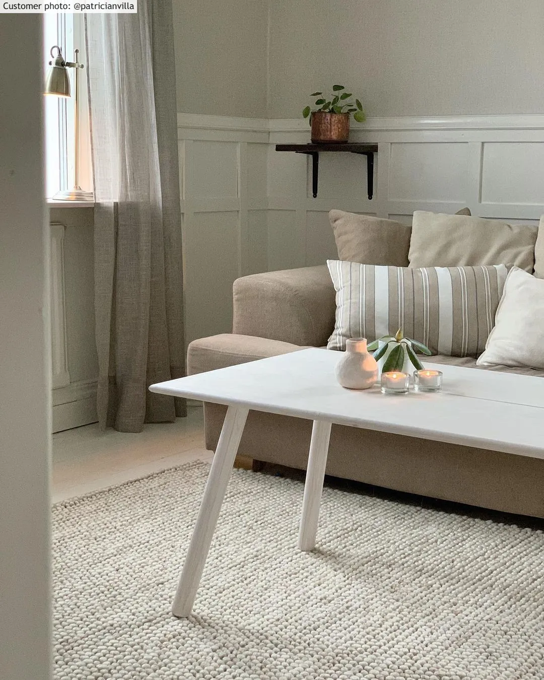 Vlnený koberec - Avafors Wool Bubble (béžový)