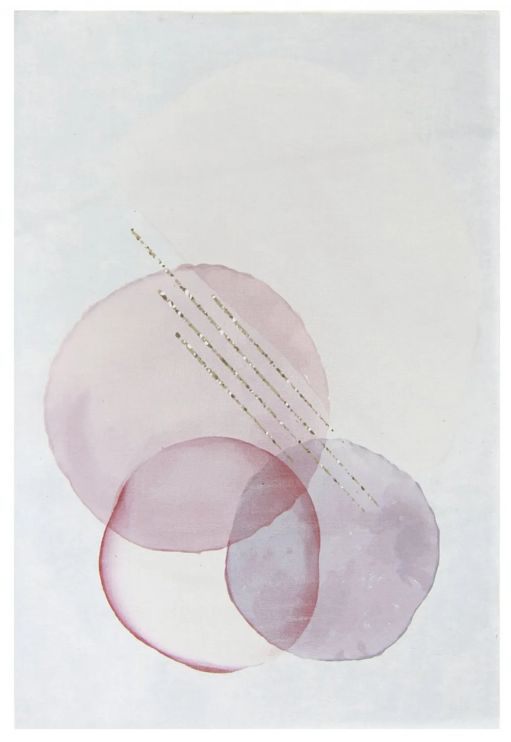 Koberec Wilton - Layon (šedá/ružová)