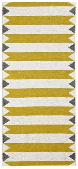 Plastové koberce - Horredsmattan Peak (žltý)