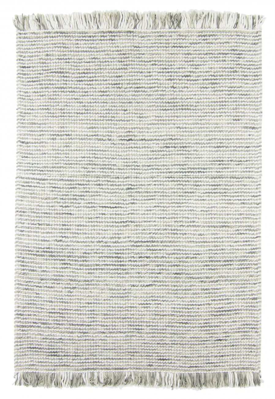 Vlnený koberec - Plockton (šedá/biela/zelená)