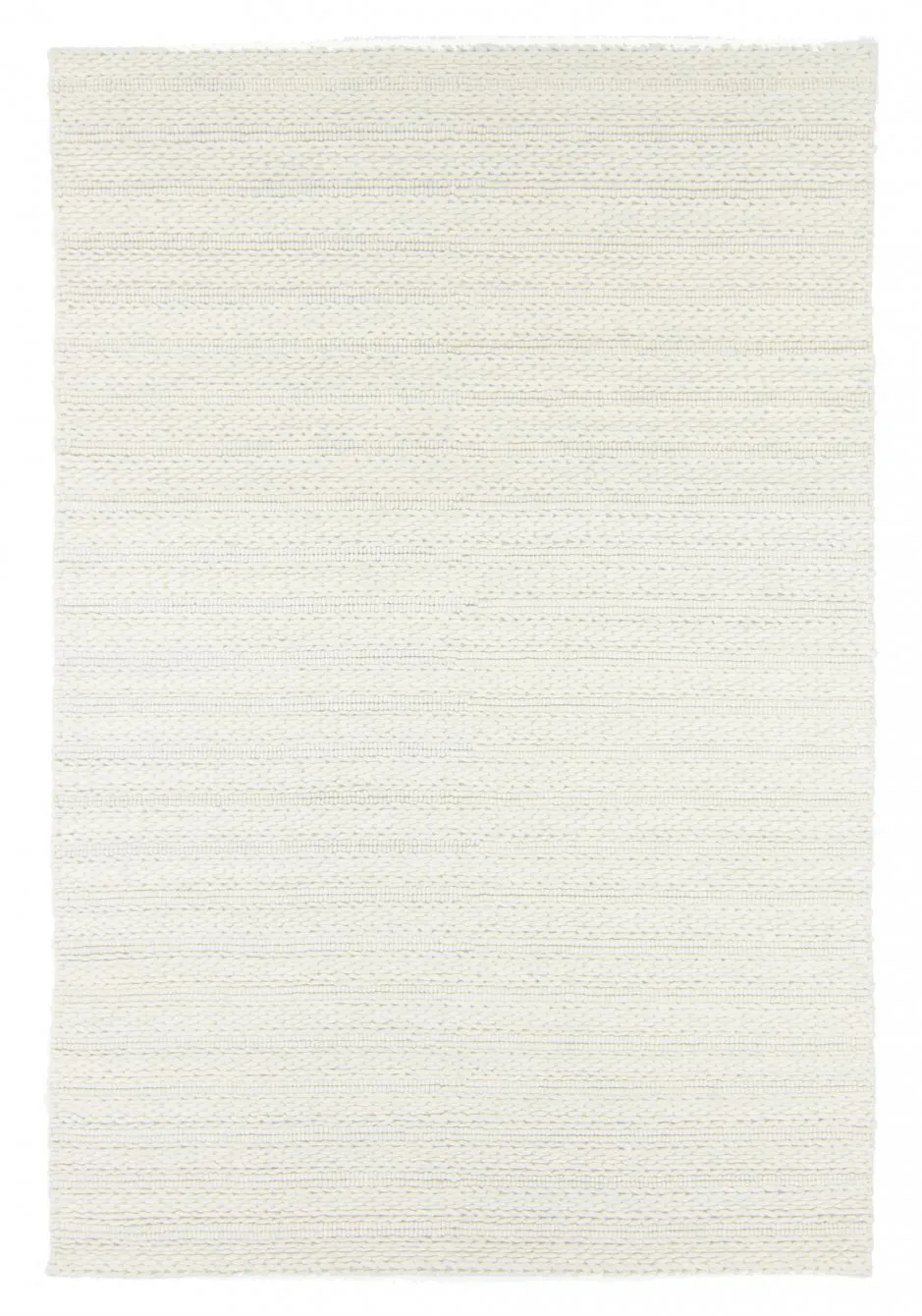 Vlnený koberec - Polperro (biely)